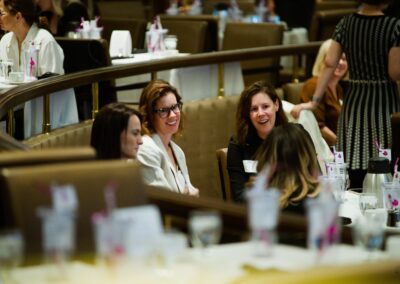 Group of four women having a conversation at The Common Ground of Energy Transformation event